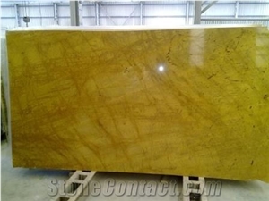 Amarillo Triana Yellow Marble Slab Floor Covering Tiles, Walling Tiles