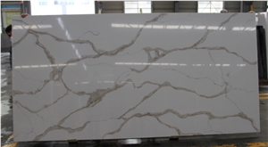 Artificial Stone Calacatta White Marble Slabs&Tiles,