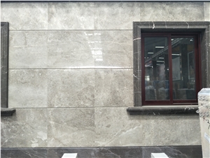 Athena Grey Cloud Gray Marble Slabs Tiles for Hotel Floor Covering