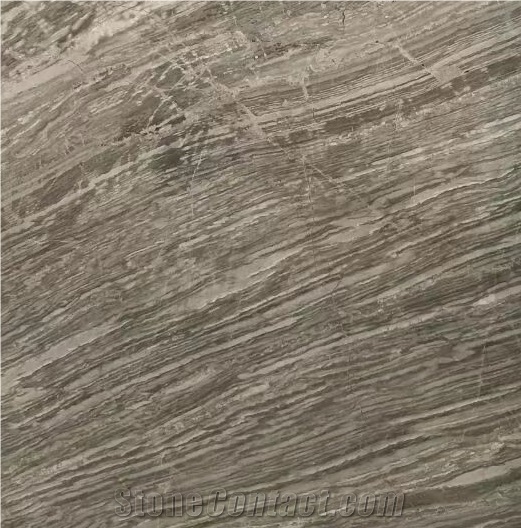 Brown Wood Grain Marlbe Tile for Interior Decoration High Bright