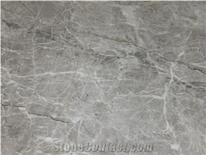 Castle Grey Marble with White Interlocked Grain for Hotel Project