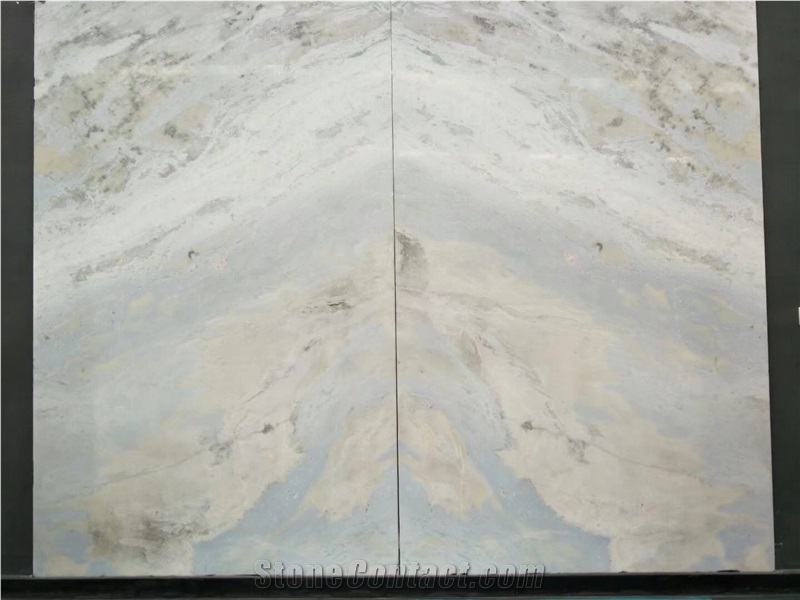 Changbai White Jade Light Blue Marble for Wall and Floor Covering