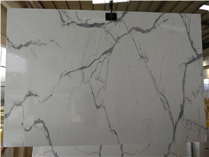 China Artificial Marble Stone,White with Grey Vein Tiles,Wall Tiles