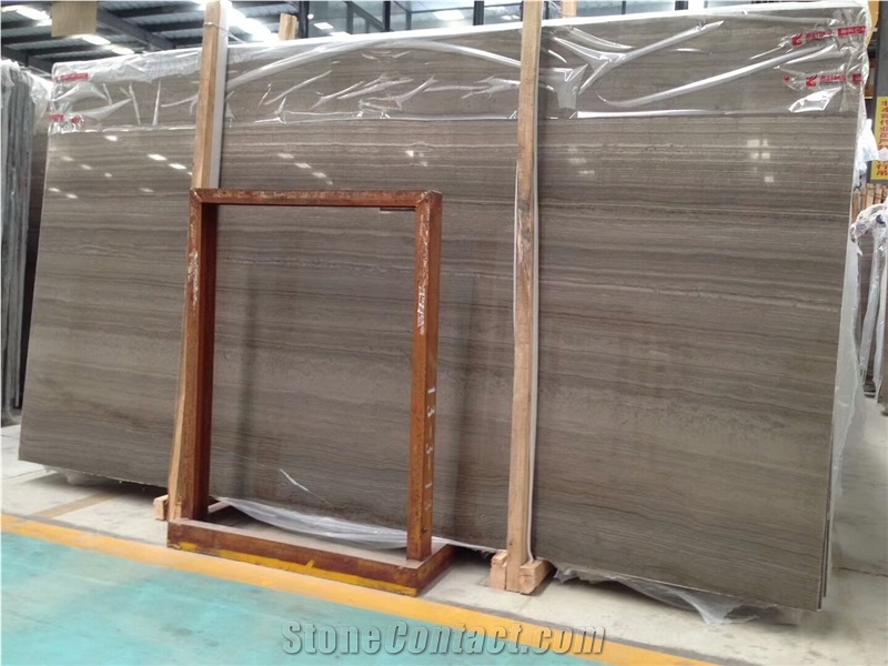 China Factory Wood Grain Coffee Brown Marble Pattern for Wall Covering