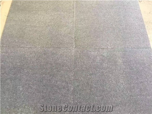 China G684 Black Granite Honed & Flamed Finishing for Floor