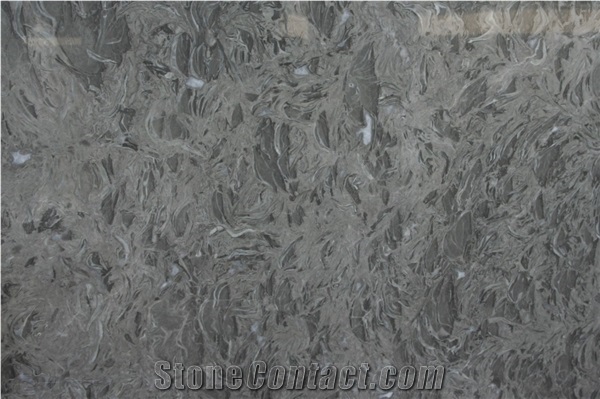 China King Flower Grey Marble Polished Slabs&Tiles for Hotel Lobby