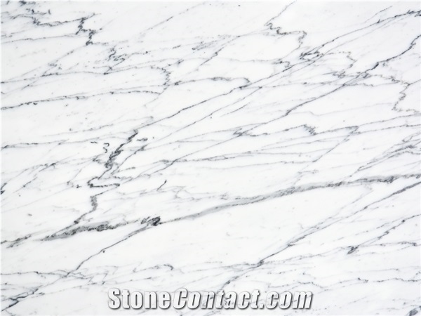 China Snow White Marble for Tiles & Slabs Hotel Wall Covering Pattern