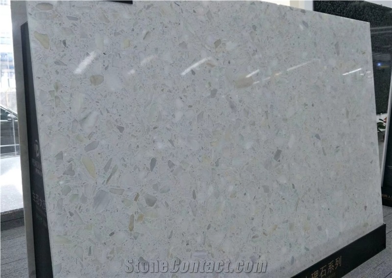 China White Artificial Quartz Stone Slabs&Tiles,Polished Surface