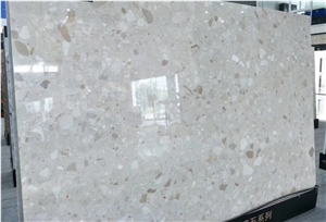 Chinese Beige Artificial Quartz Stones,Vanity Top Usage,Polished