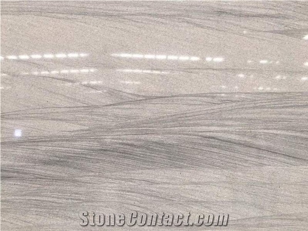 Chinese Factory Polished Cloudy Grey Marble Slabs for Interior Decor