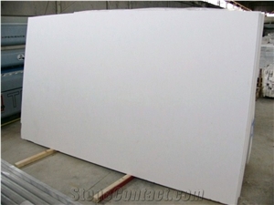 Customized Cut to Size China Pure White Marble Tile for Home Decor