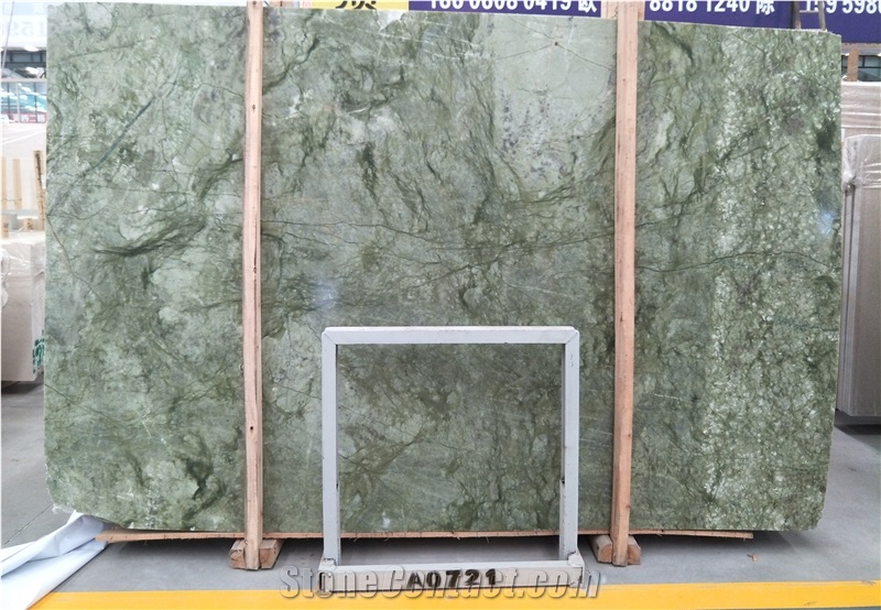 Diract Sale Danton Dark Green Marble Slabs for Wall/Flooring Covering