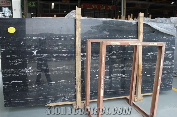 Direct Sale Polished Silver Dragon Marble Slabs