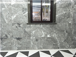 Dora Cloud Grey Marble Slabs and Tiles Polished for Paving,Countertops