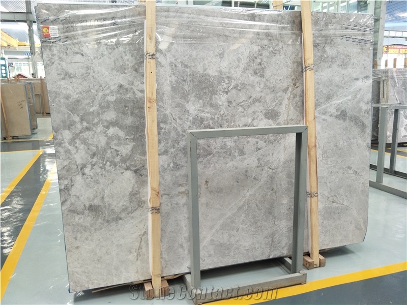 Dora Cloud Grey Marble Slabs Tiles Turkish Natural Stone Material