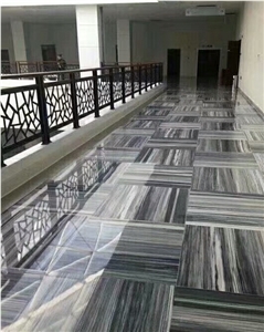 England Grey Wooden Marble Slabs&Tiles for Hotel Floor/Wall Decoration