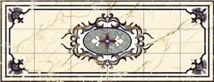 Floor Mosaic Composited Marble Waterjet Medallion/House Decoration