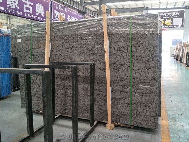 Fossil Grey Marble Slabs&Tiles,Wall and Floor Application
