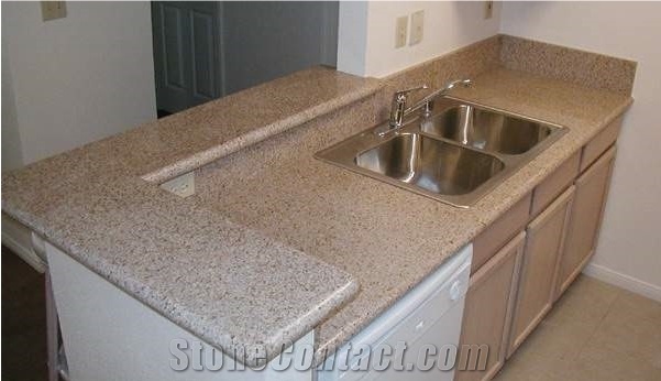 Granite Counter Tops Rusty Yellow Counter Top,Granite Kitchen Countertop