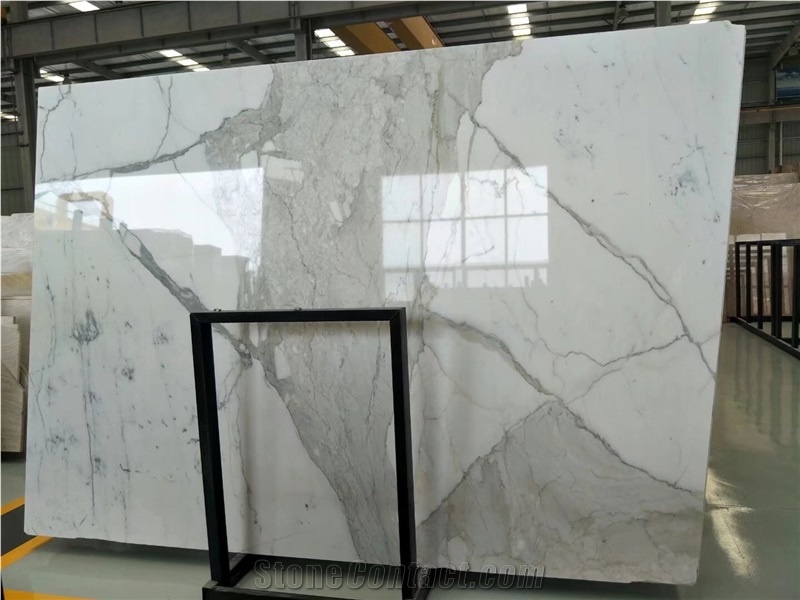 Greece Jazz White with Grey Veins Wholesale Polished for Wall
