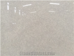 Grey Artificial Quartz Slab Wall Panel Environmental Building Material