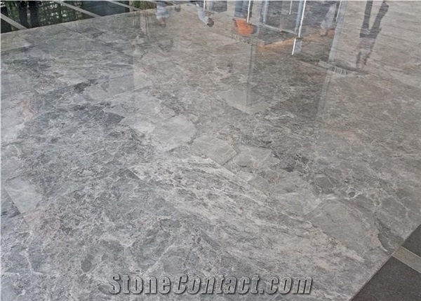 Grey Marble Slabs & Cut to Size Tiles, Hotel Wall Floor Decoration