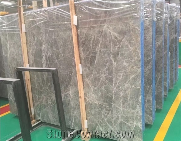 Hermes Grey Marble,Natural Stone Size Slab for Wall Feature Decoration