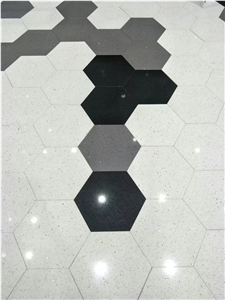High Quality Chinese Light Emperador Artificial Quartz Slab&Tile