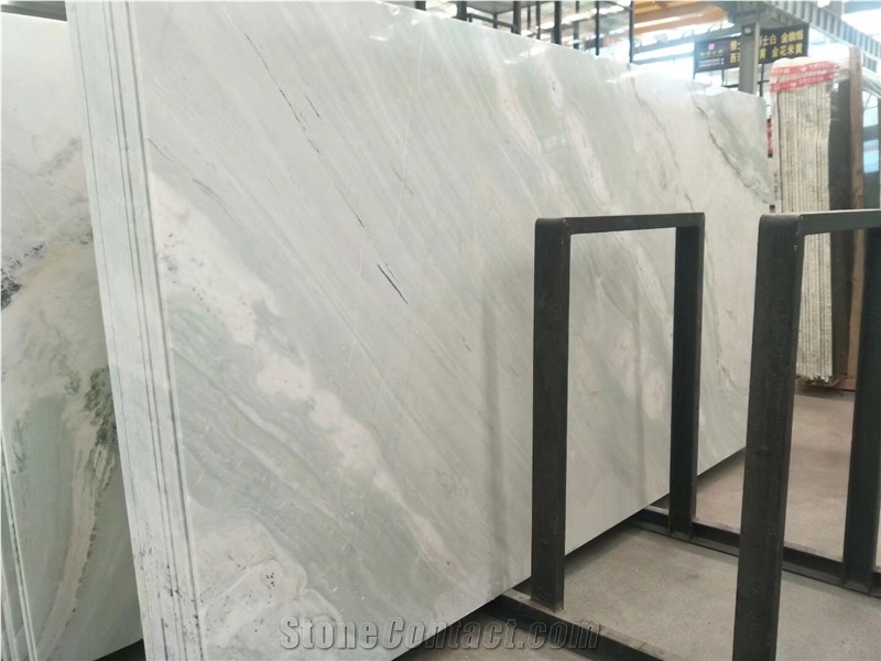 High Quality Light Green Marble With White Veins Featured