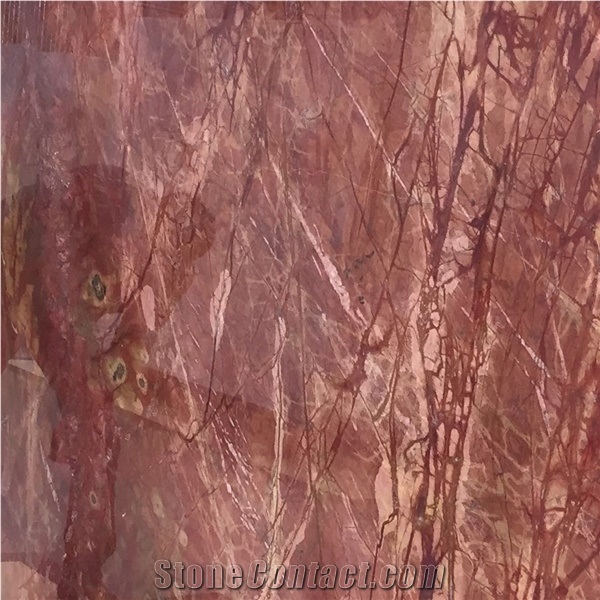 Hot Sale Rosso Damasco Chinese Red Marble Slab&Tiiles,Flooring Pattem