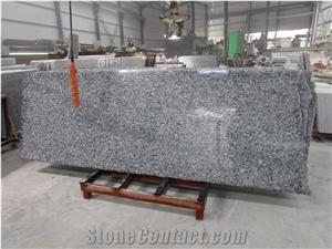 Hot Sell China Seawave White Granite, Grey Slab Cut-To-Size for Floor