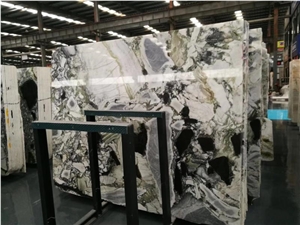 Ice Green, Beauty White Marble Wholesale for Backdrop