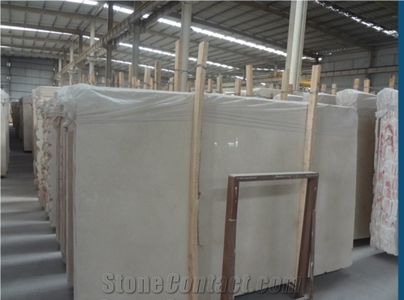 Interior Decorative Sago Beige Marble Slab for Floor and Wall Covering