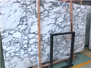Italy Arabescato Marble Tiles & Slabs, White Polished Stone for Hotel