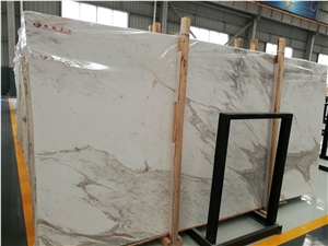 Italy Polished Calacatta Gold Vein Marble for Exterior/Interior Decor