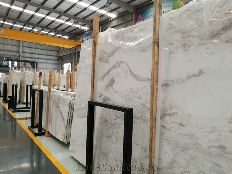 Italy Polished Calacatta Gold Vein Marble for Exterior/Interior Decor