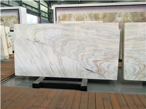 Italy White Marble with Blue Vein for Building Wall and Floor