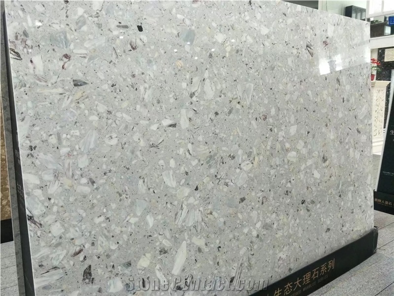 Light Grey Artificial Marble Stone,Quartz Stone Slabs&Tiles
