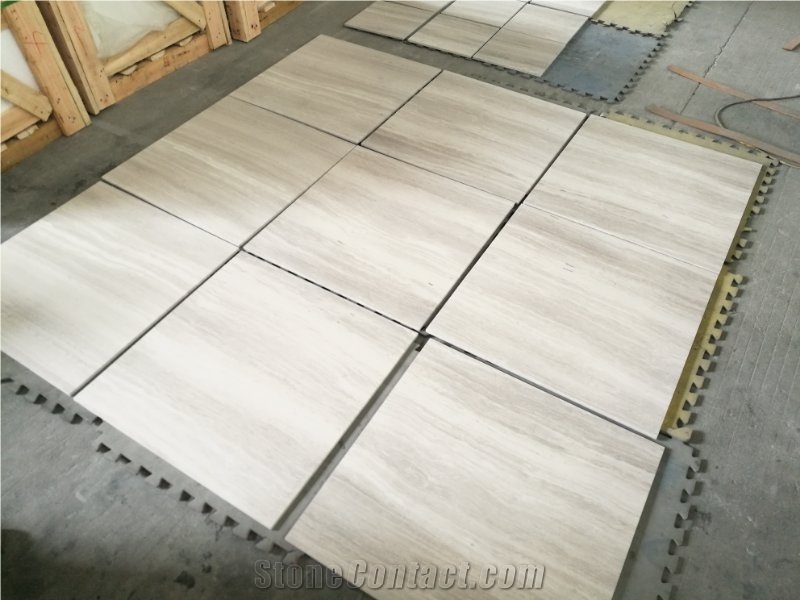 Light Wood Grain Marble Tiles & Slabs, Honed Stone, Floor&Wall Tiles