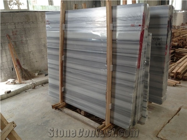 Marmara Straight Grain White Marble Slabs & Tiles, Wall Cladding Panel