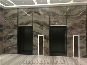 Marmo Venice Brown Marble Stone Hotel Wall/Floor Covering Slabs & Tile