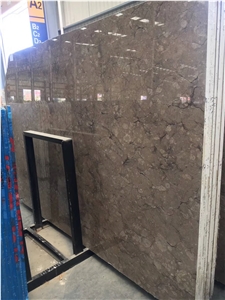 Milky Way Brown Lucia Marble Tiles Big Slab in China, Floor/Wall Use