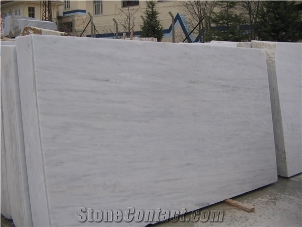 Mugla White Marble Tiles Slabs, Floor&Wall Covering, Building Design