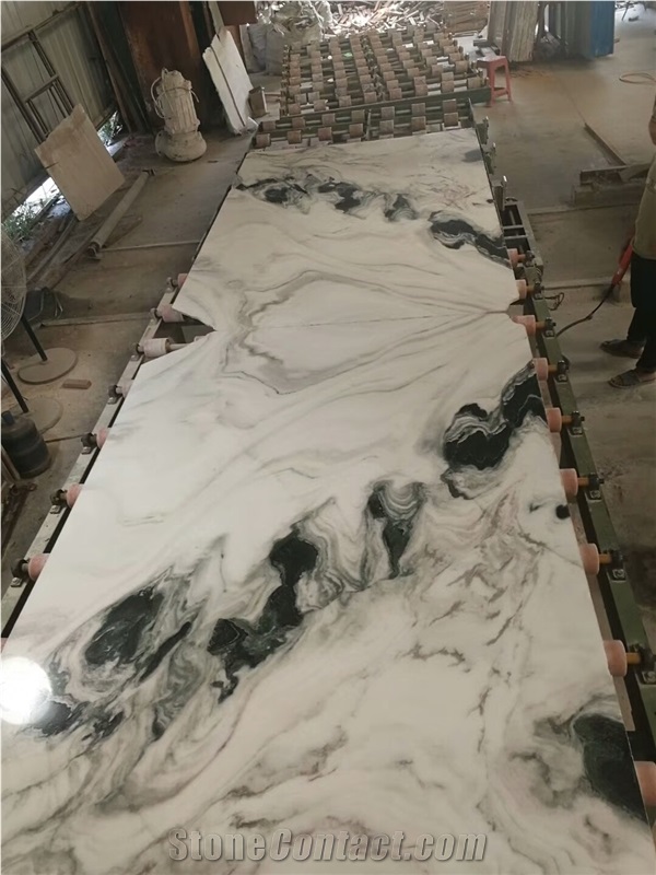 New China Panda White Marble Tiles & Slabs, Marble Wall/Floor Covering