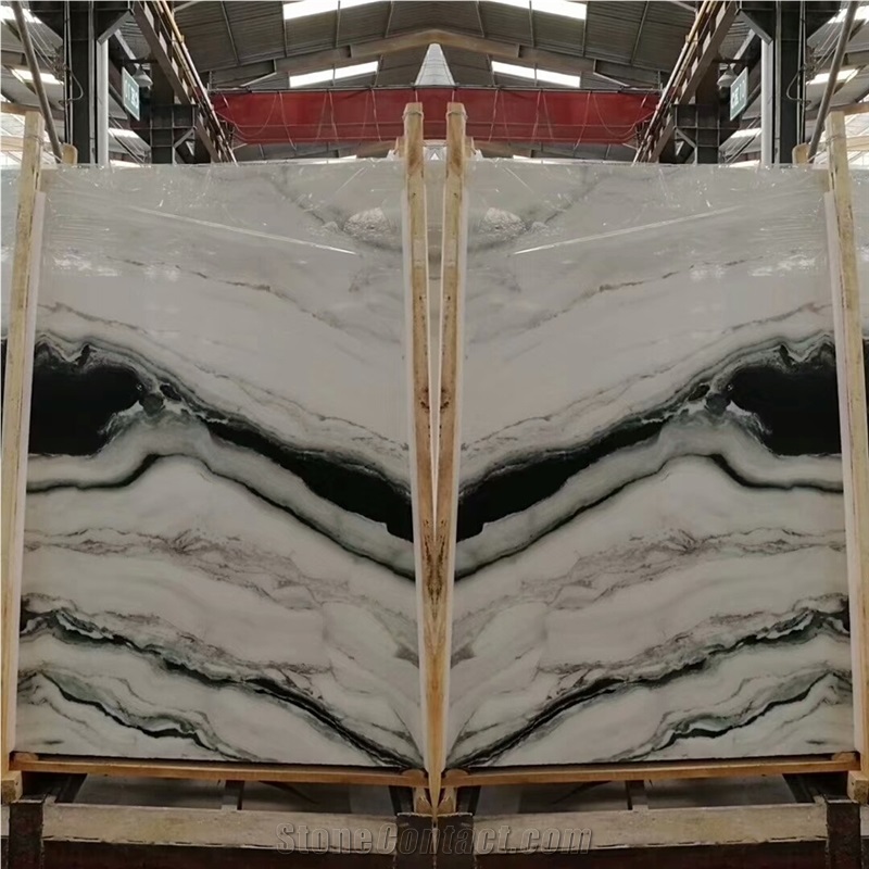 New Panda White Marble Slabs & Tiles,Marble Floor & Wall Covering Slab