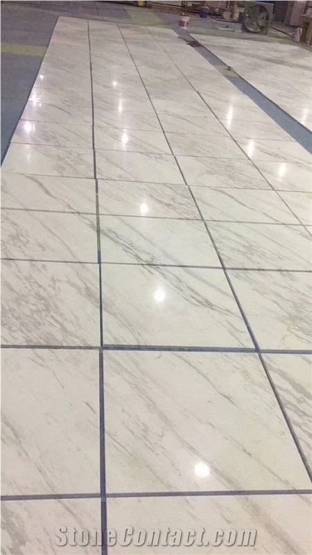 New Volakas Marble Slabs & Tiles, Greece White Marble for Counter Top