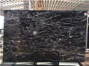 Newly Black Ice Flower Marble for Hotel Flooring Tiles