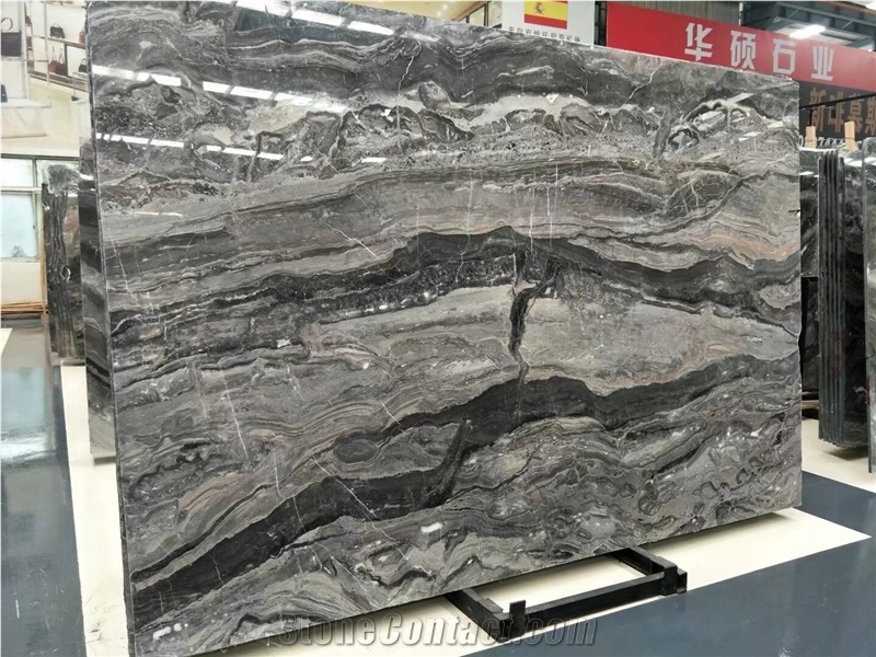 Newly style Italy grey marble multicolor for wall