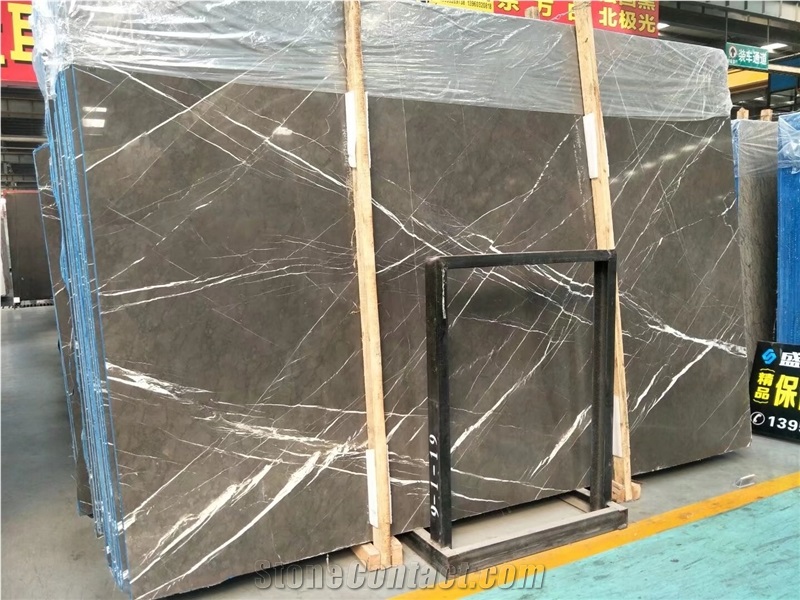 Persian Marquina Black Marble,Shakespeare Gray Marble,Shakespeare