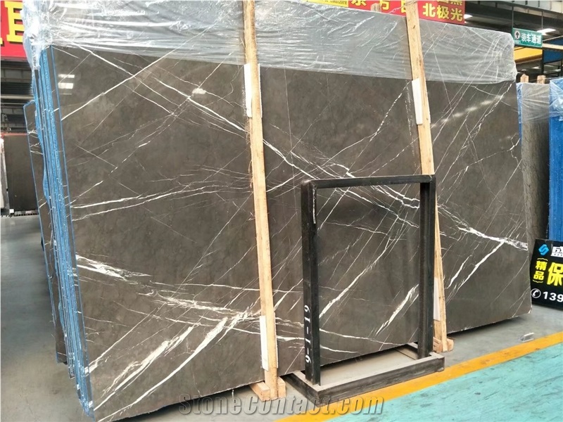 Persian Marquina Black Marble,Shakespeare Gray Marble,Shakespeare
